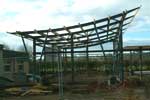 Curved steelwork
