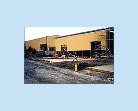 Construction work in progress at Key Business Park.