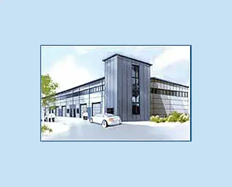Artists impression of completed executive industrial units