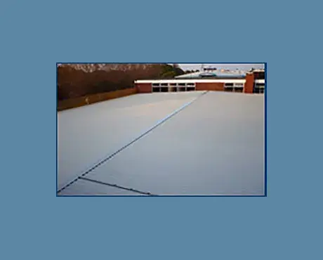 New pitch roof now in place to aid drainage