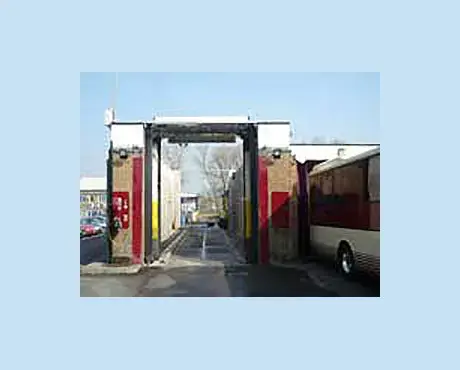 The original vehicle wash facility at Epsom Coaches