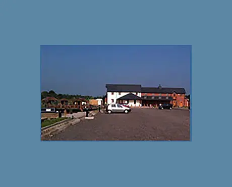 Completed shop and office complex