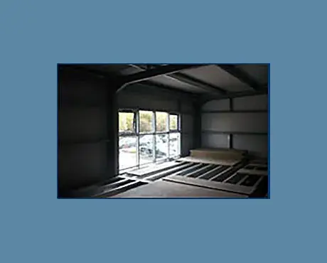 Internal offices being constructed