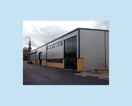 The building almost completed